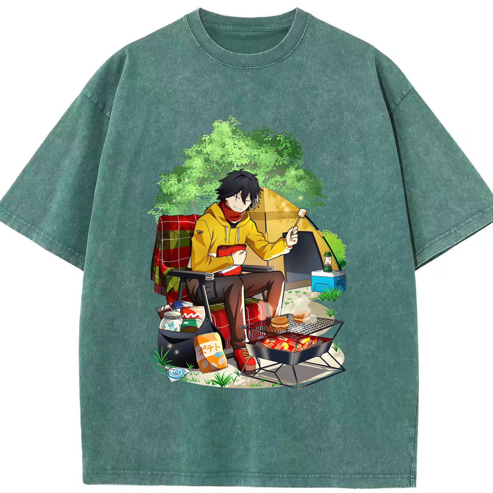 （画像用） 文豪ストレイドッグス Bungo Stray Dogs 綿100% ヴィンテージ風 半袖Tシャツ（フロントプリント）